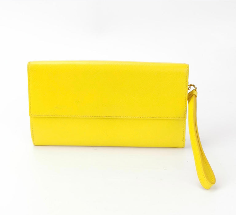 Salvatore Ferragamo  Calfskin Mora Bow Clutch