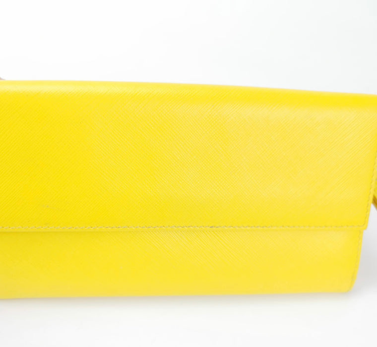 Salvatore Ferragamo  Calfskin Mora Bow Clutch